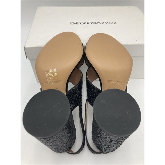 Emporio Armani Women's Ankle-Strap Heeled Sandal  Size 38 Medium EU (8 US) - Picture 5 of 12